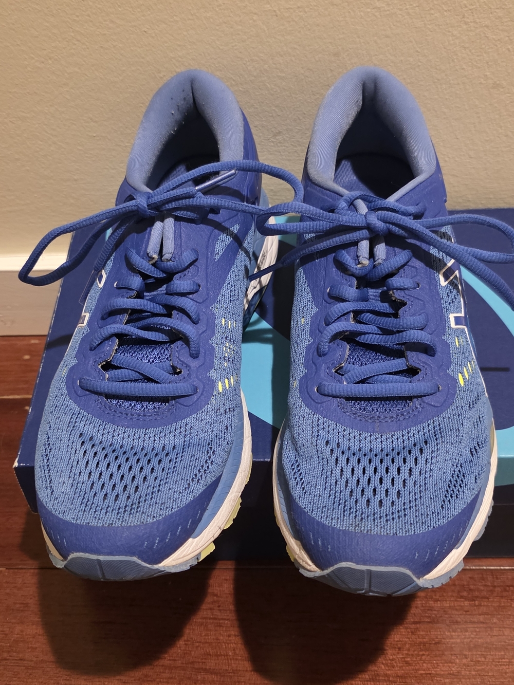 Asics Gel Kayano 24 Narrow Women's Blue Athletic Running Shoes